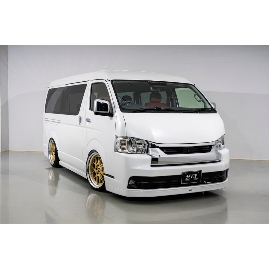 200系ハイエース4型〜7型ワイドボディ バッドフェイスボンネット未塗装