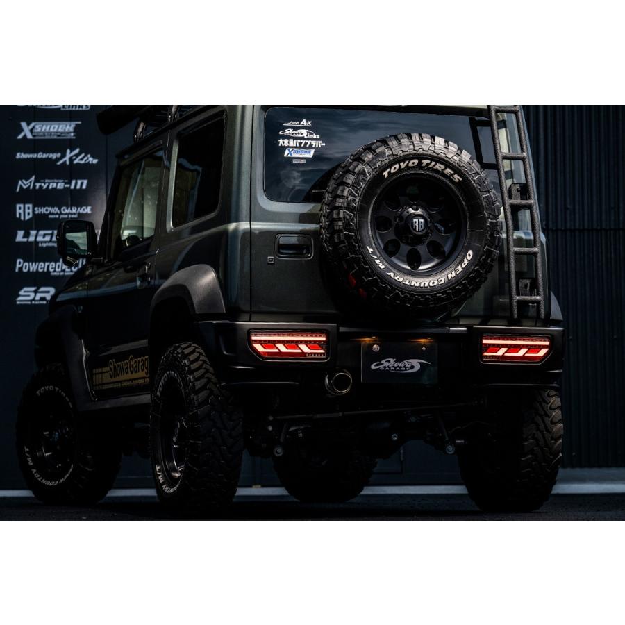 LEDテールランプ【ライトスモークレンズレッドバー】E00166 JB64W