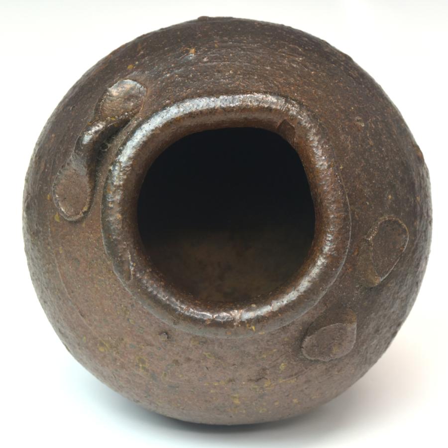 おはぐろ壺 「越前 お歯黒壷」 江戸時代前期 直径13cm 本物保証