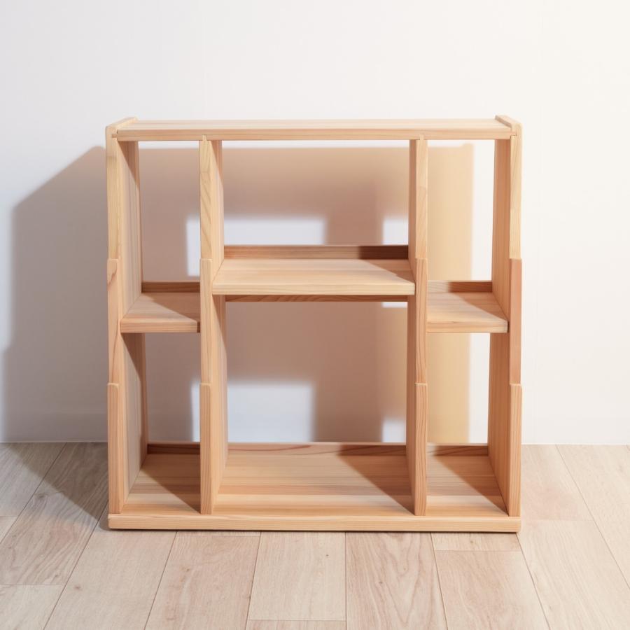 天然木の香り 飾れる絵本棚2way おしゃれで長く使える ナチュラル北欧