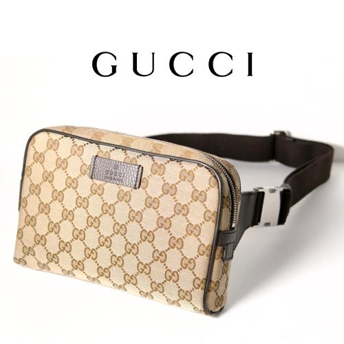 GUCCI（グッチ） メンズ ウェストポーチ 斜めがけ ボディーバッグ