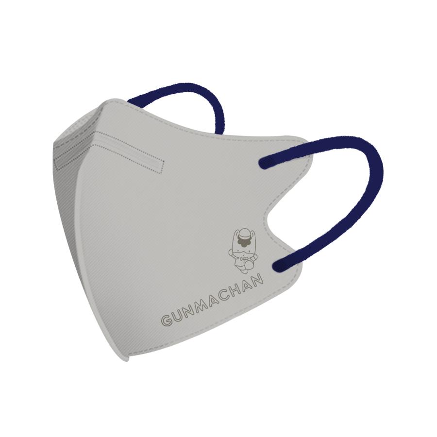 3色セット ぐんまちゃん 立体マスク レギュラーサイズ(個包装) ライト