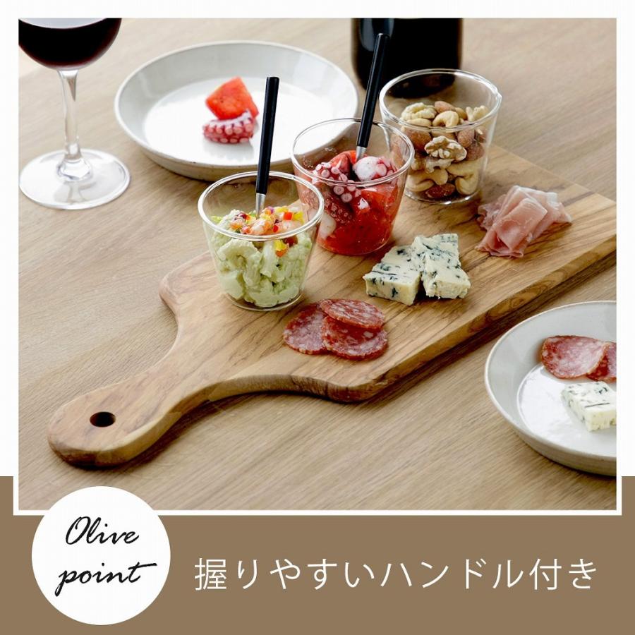 オリーブ 手付 カッティングボード L オリーブの木 まな板 テーブル 木
