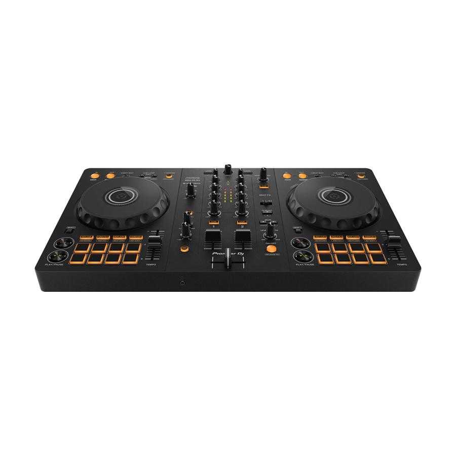 Pioneer DJ 〔DDJ-400後継機種〕 パイオニア DDJ-FLX4 + PCスタンド