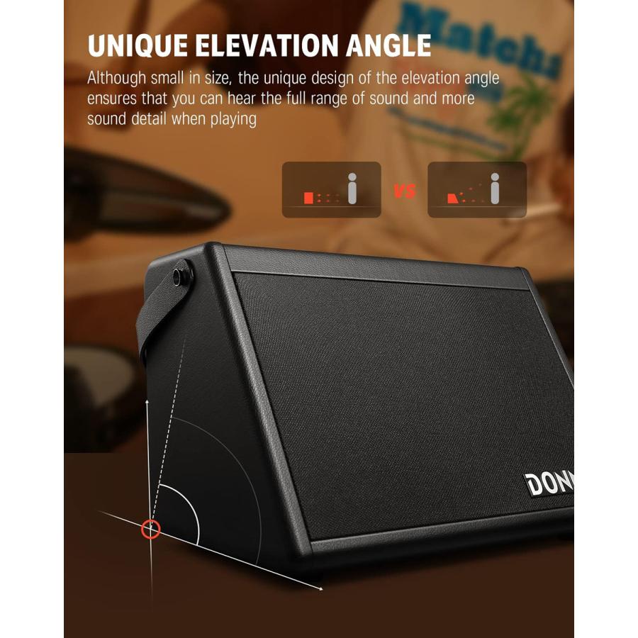 国内正規品 Donner ドナー DDA-20 Black 電子ドラム用 アンプ