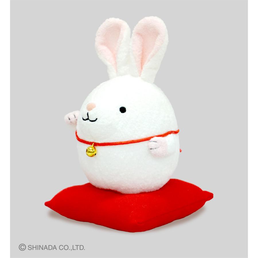 シナダ 招きコロコロ うさぎ 干支 ぬいぐるみ : シナダオンライン