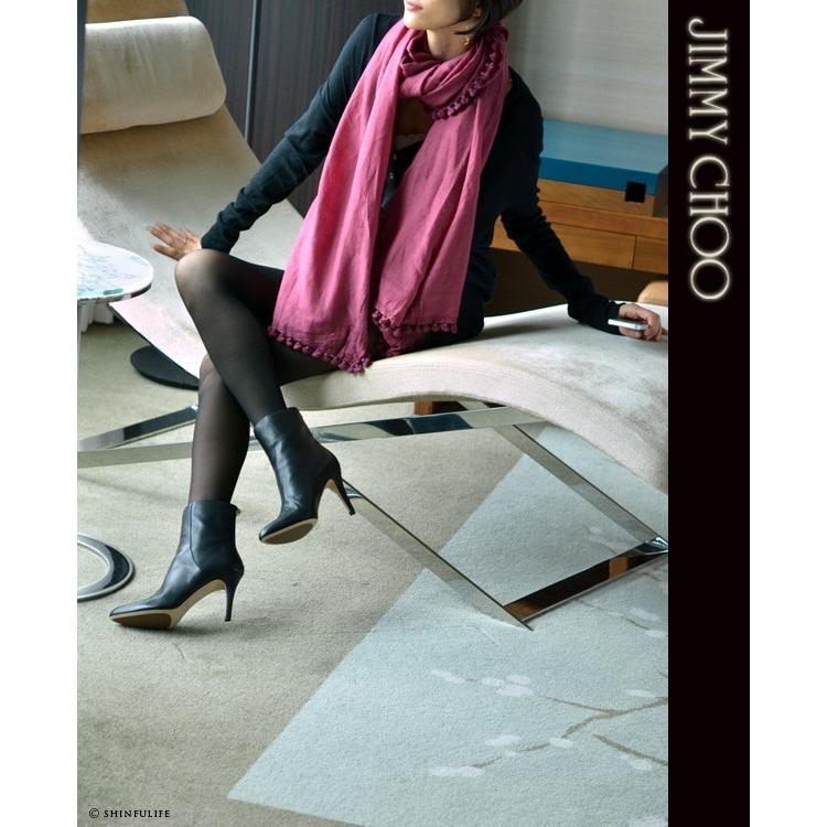 JIMMY CHOO（ジミーチュウ） ショートブーツ ブーティ 黒 レディース