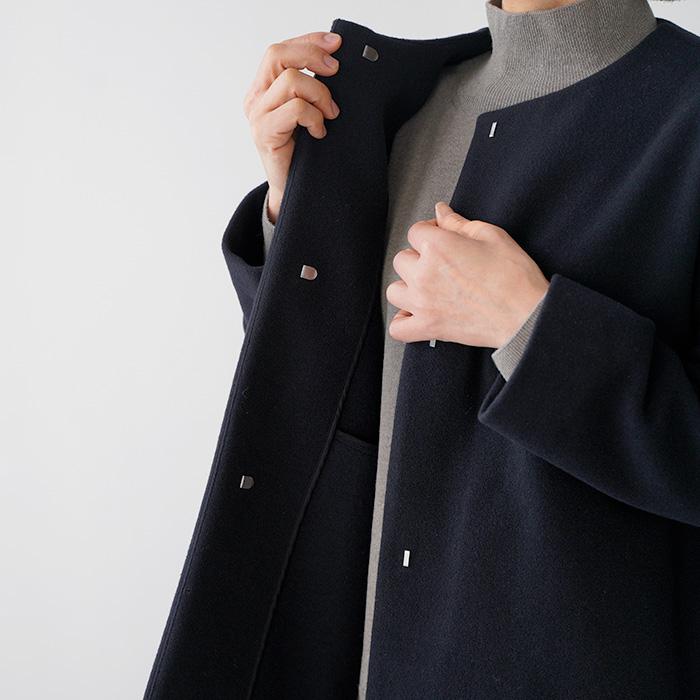 evam eva（エヴァムエヴァ） ウールショートコート wool short coat