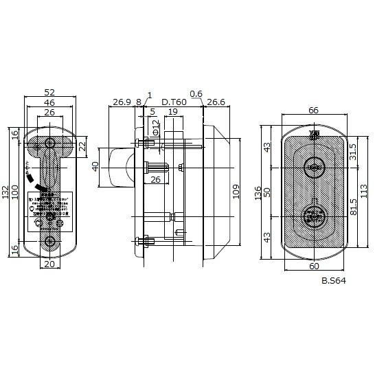 YKK AP YKK 玄関ドア 鍵交換 自分で 純正品 シリンダー 外観右吊元