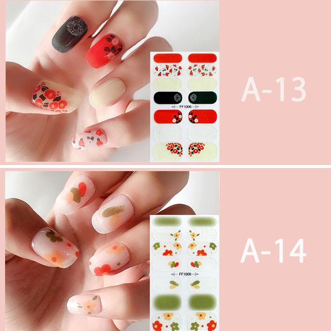 ネイルシール ジェルネイル 貼るだけ 3D マニキュア セルフネイル