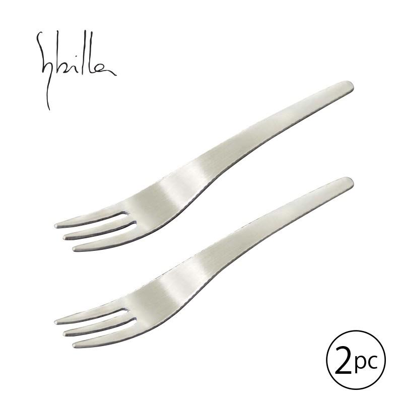 Sybilla（シビラ） カトラリー ケーキフォーク 131mm 2本 まとめ買い