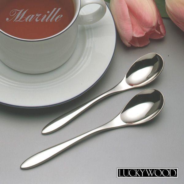LUCKY WOOD（ラッキーウッド） カトラリー ティースプーン 130mm LUCKY