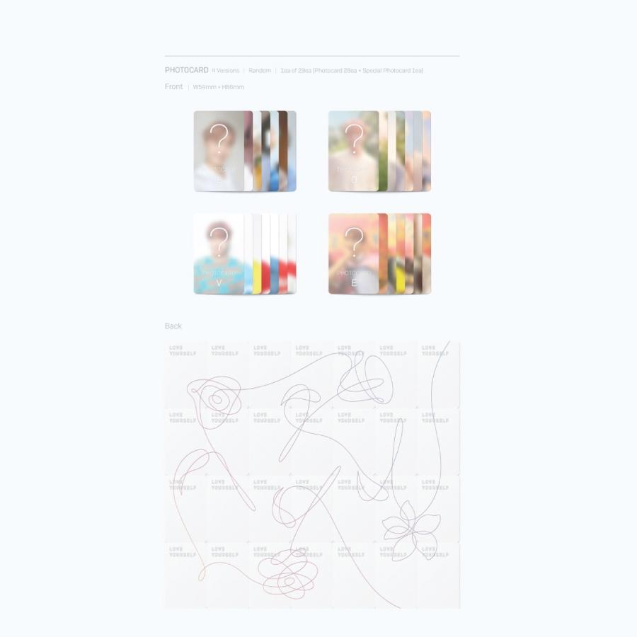 和訳選択】BTS LOVE YOURSELF 承 HER 5TH MINI ALBUM 防弾少年団 5集