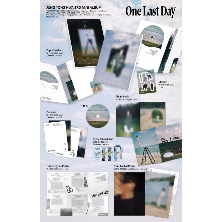 レビューで店舗特典】【和訳選択】JUNG YOUNGHWA - [ONE LAST DAY] 3RD