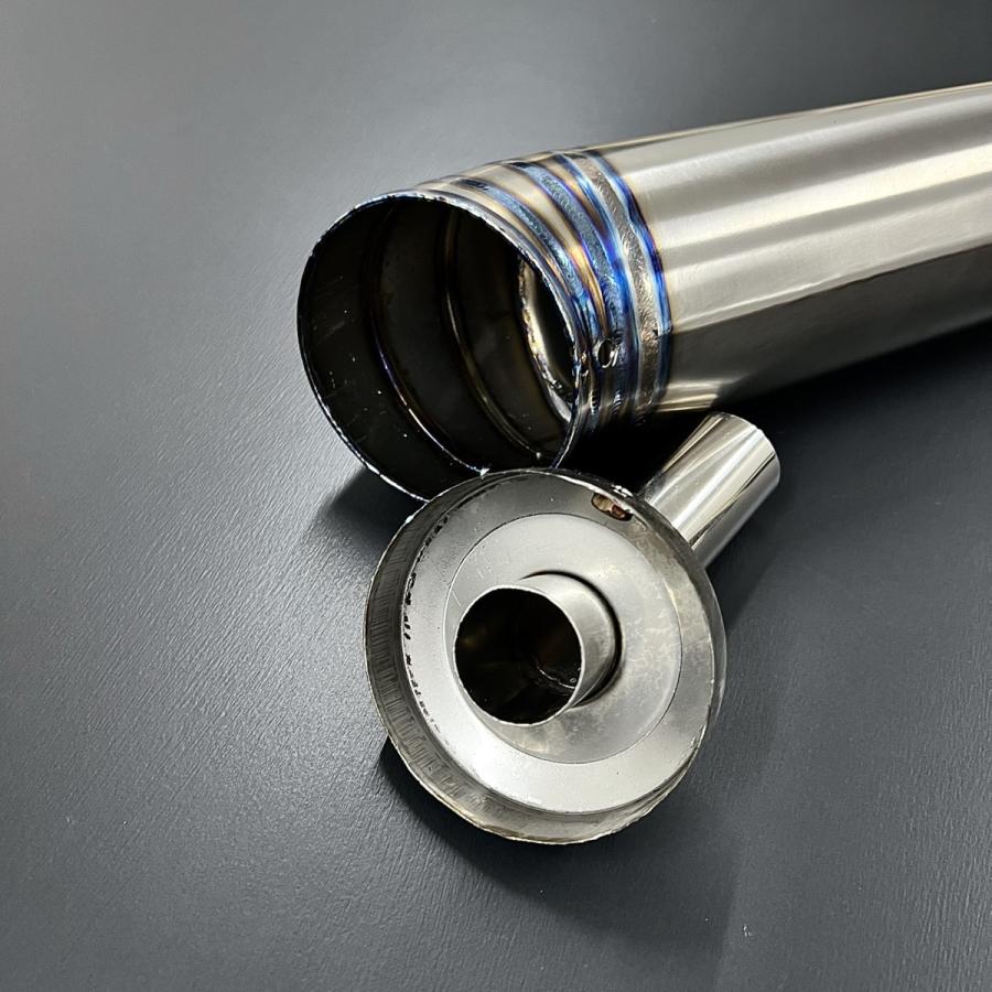 ☆国内在庫有☆ チタンサイレンサー φ60.5 GP管 スリップオン コニカル