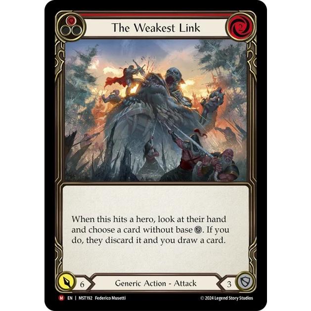 最も脆い所 The Weakest Link rfホイル 3枚 fab 最も脆い所 The