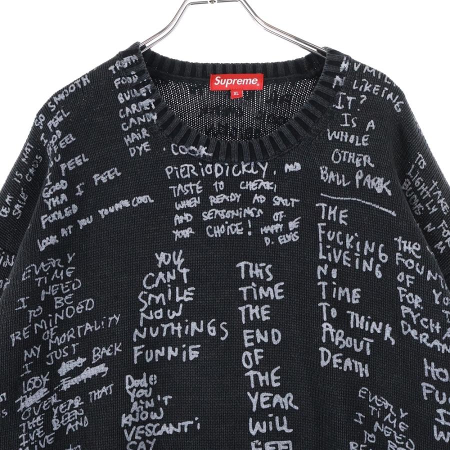 Supreme（シュプリーム） 23SS Gonz Poems Sweater ゴンズポエム