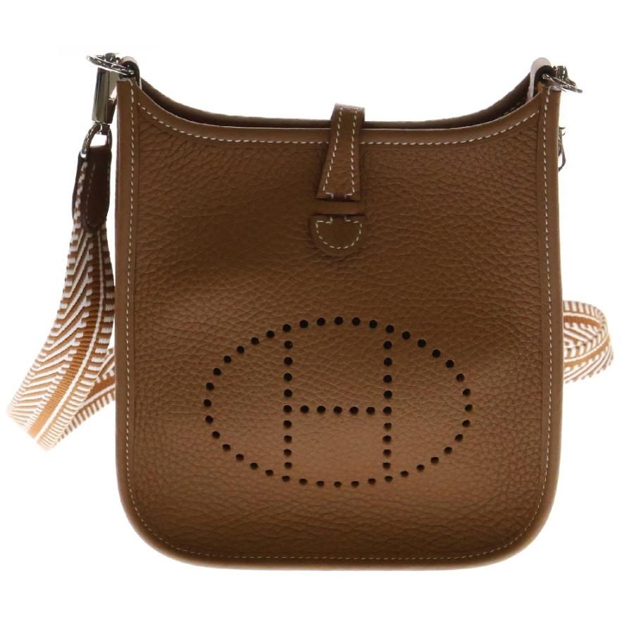 HERMES（エルメス） エブリンTPM ショルダーバッグ ゴールド ブラウン