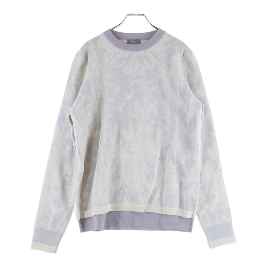 DIOR ディオール 19AW SILK PULLOVER NEUTRALS SWEATERS 総柄
