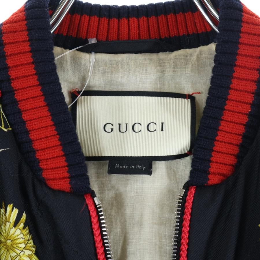 GUCCI（グッチ） Floral Silk Bomber Jacket フローラル 花柄 シルク