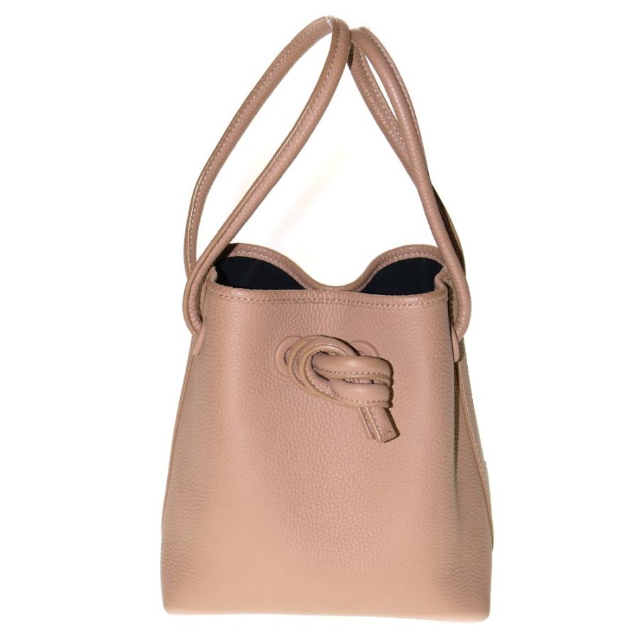 VASIC（ヴァジック） BOND MINI 巾着 レザーハンドバッグ ブラウン