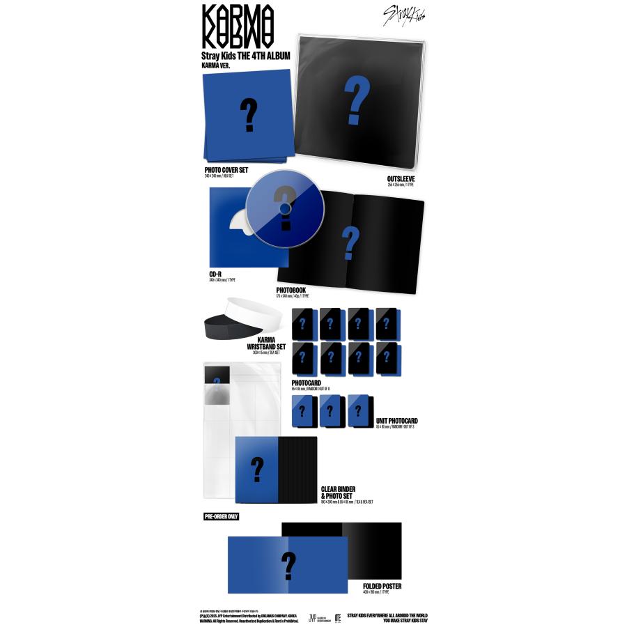 Stray Kids KARMA / 4st Full Album (KARMA VER.) CD (限定版) SKZ