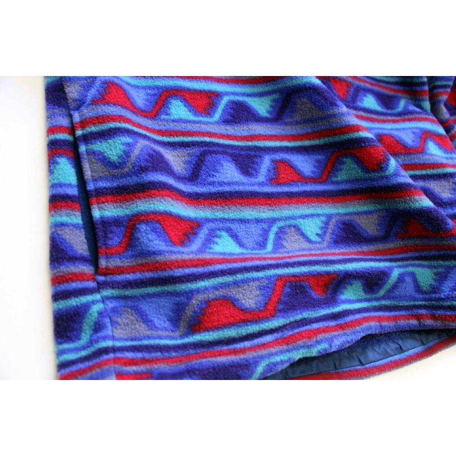 patagonia（パタゴニア） 00s USA製 総柄 ハーフジップ プルオーバー