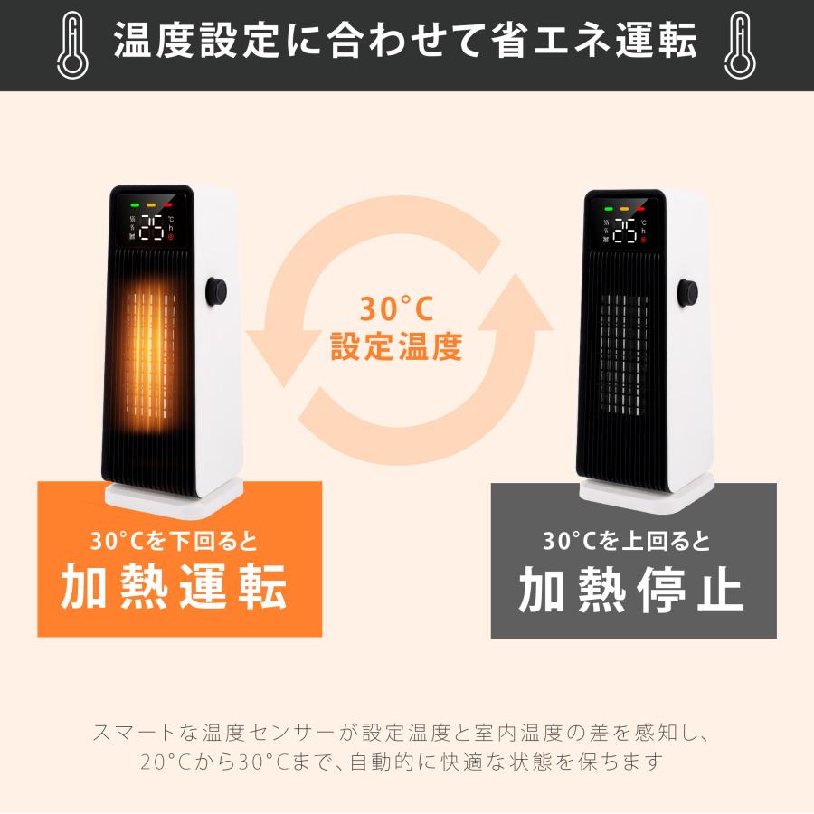 セラミックファンヒーター 電気ストーブ 電気ファンヒーター 送風 速暖