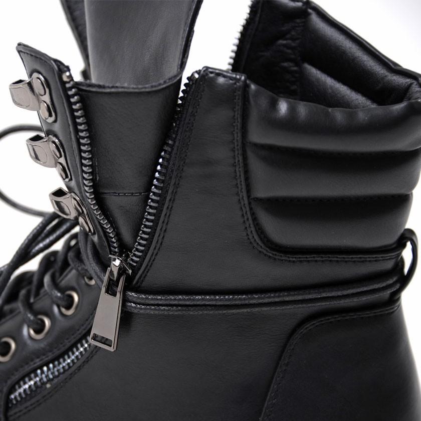 BOREDOM（ボアダム） ブーツ メンズ サイドジップ 靴 BOREDOM