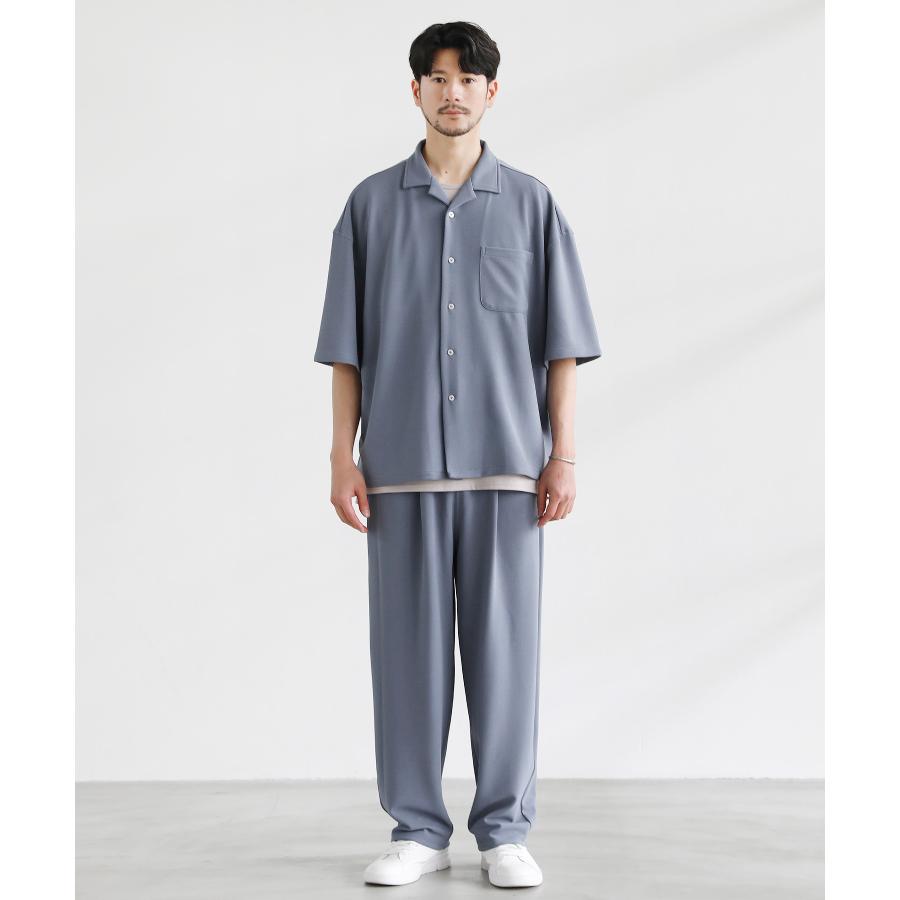 セットアップ メンズ 春 夏 春服 夏服 オープンカラーシャツ タンク