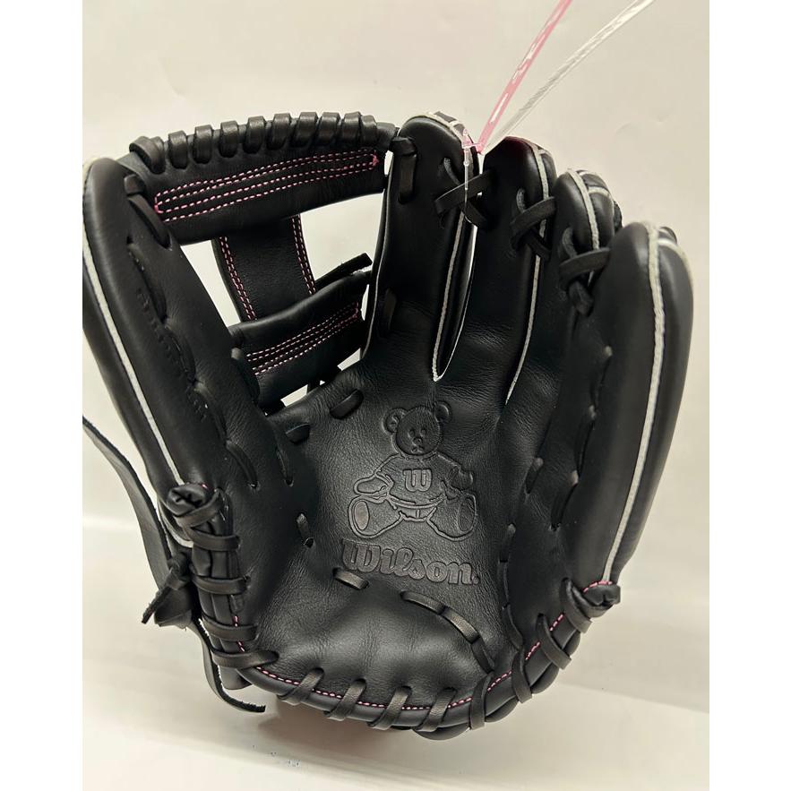 WILSON BEAR グローブ ソフトボール 女子 黒 Wilson ウィルソンベア