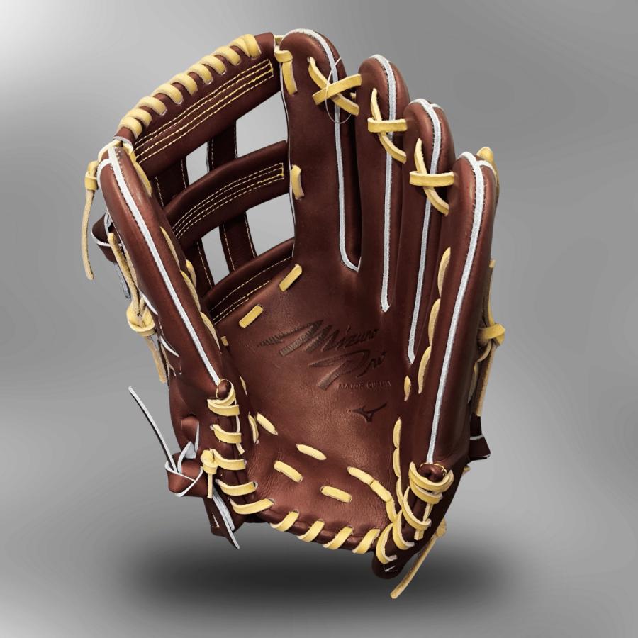 Mizuno Pro ミズノプロ 硬式グローブ 外野用 長野モデル 日本製 波賀