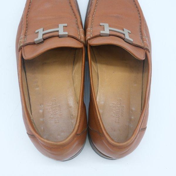 HERMES（エルメス） 靴 ローファー コンスタンス レザー ブラウン 茶