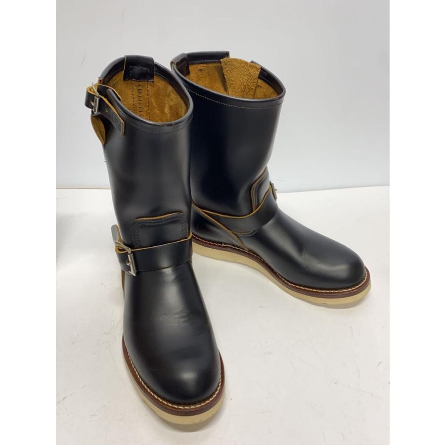 RED WING◇エンジニアブーツ/茶芯/US7/ブラック/9266/Engineer Boots