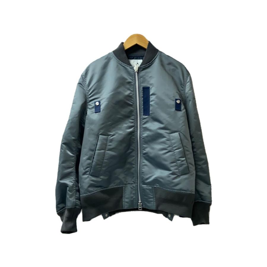 sacai◇ナイロンジャケット/2/ナイロン/GRY/SCM-051 : セカンド