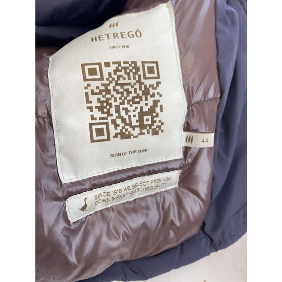 HETREGO◇ダウンジャケット/44/--/NVY/無地/8C474 : セカンド