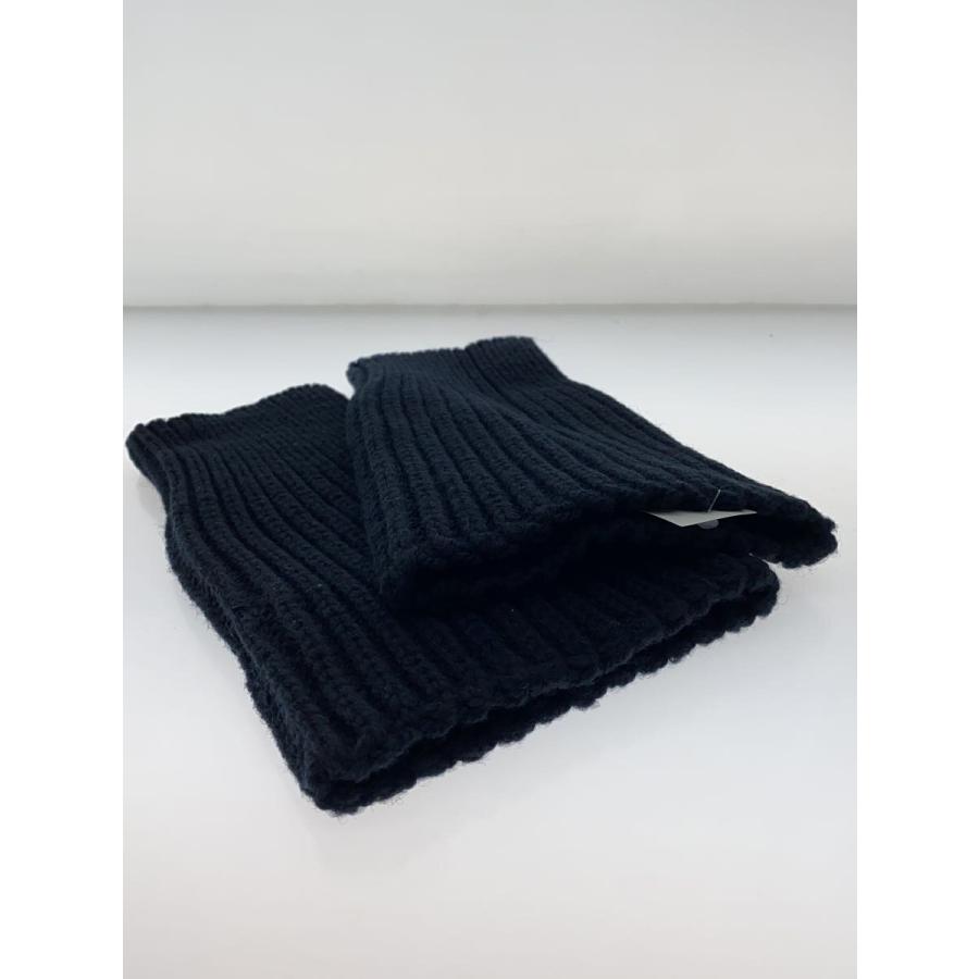 DRIES VAN NOTEN◇24AW/MONTOYA CUFFS/アームカバー/ウール/BLK/無地