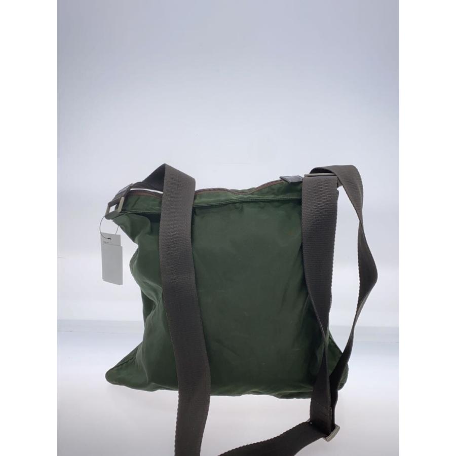 PRADA◇シミスレ傷有り/三角ロゴプレート/トライアングルロゴ