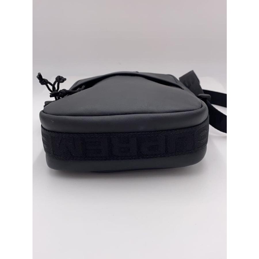 Supreme◇シュプリーム/ショルダーバッグ/牛革/BLK/無地 : セカンド
