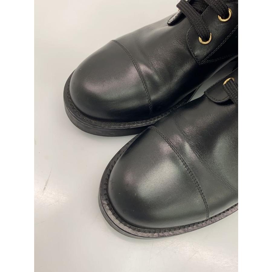 LOUIS VUITTON◇レースアップブーツ/37/BLK : セカンドストリートYahoo
