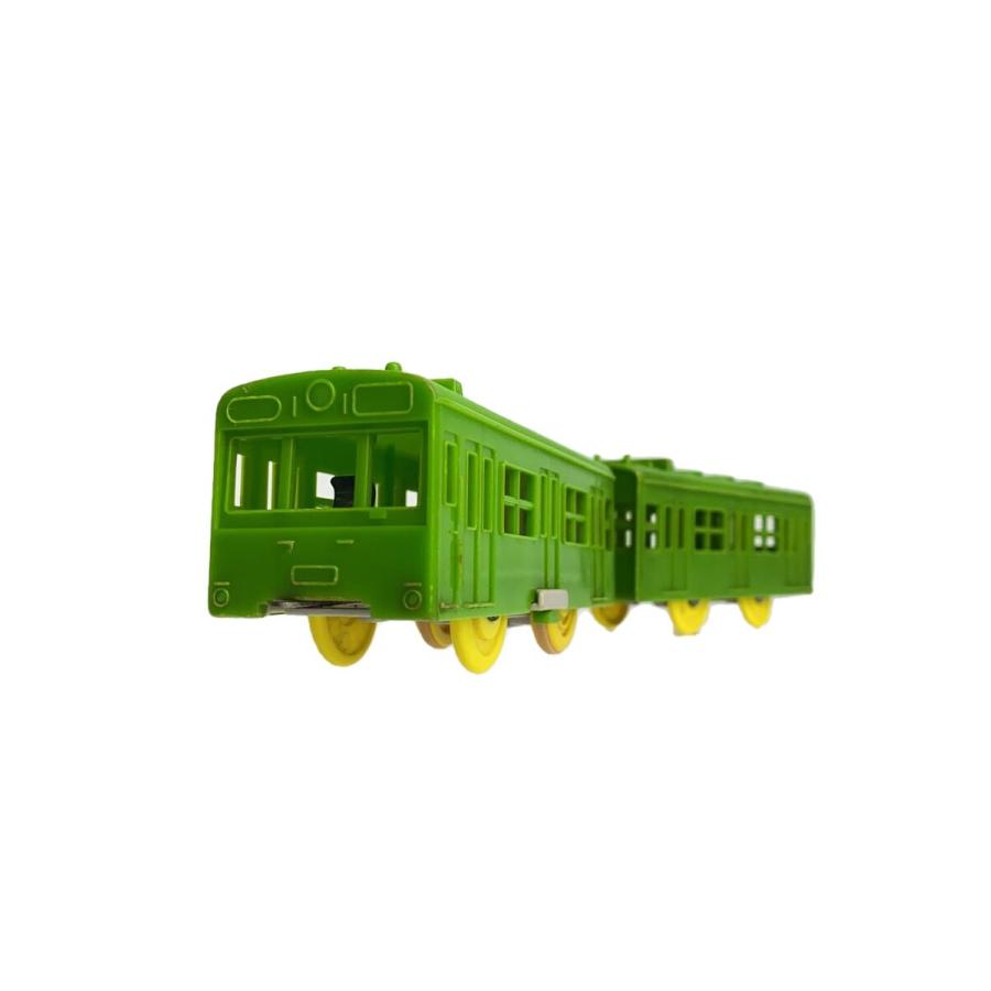 TOMY◇プラレール 日本製/EC07/電車(緑)/前スイッチ/緑成型 2両のみ