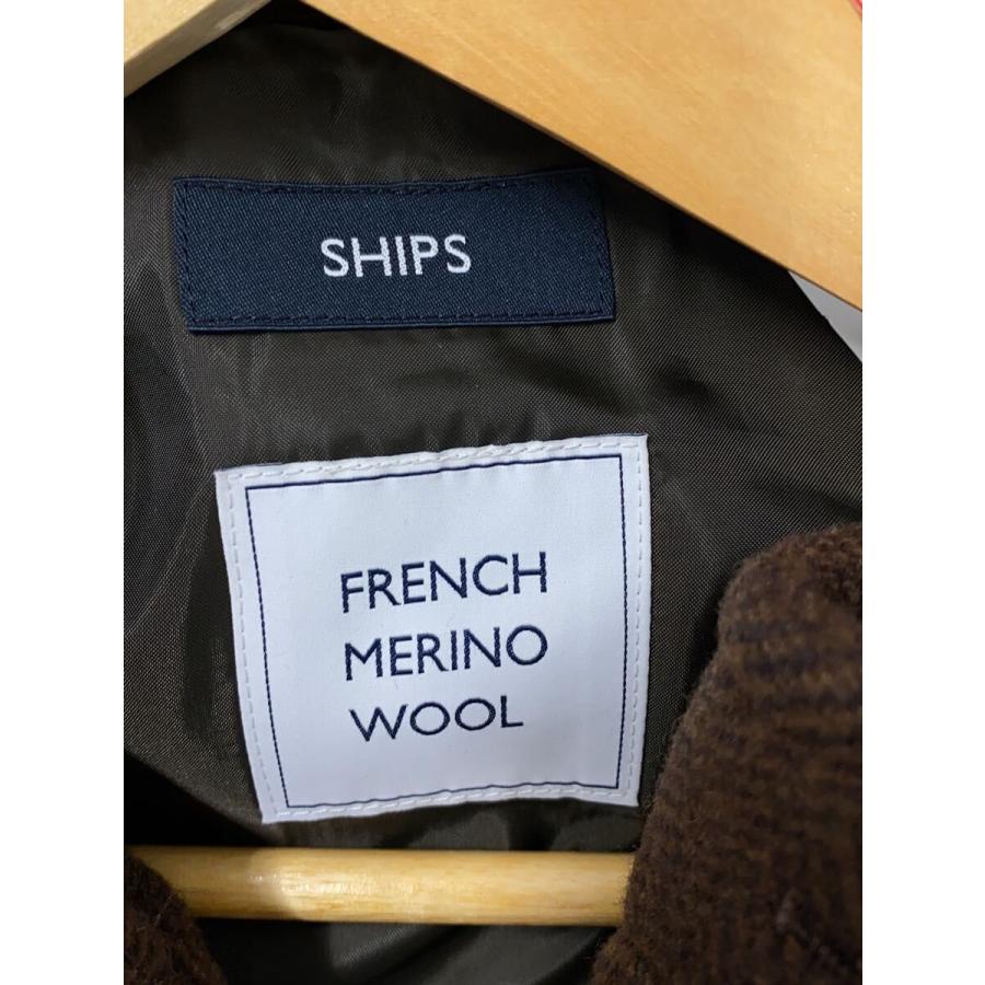 SHIPS◇フレンチメリノウール/オーバーサイズ/ダッフルコート