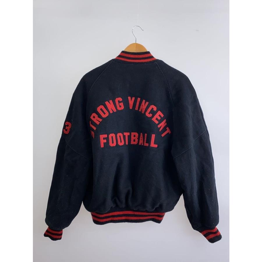 DeLONG◇スタジャン/46/ウール/BLK : セカンドストリートYahoo!店