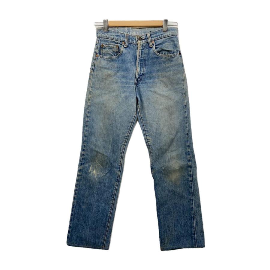 Levi's◇VT/70s/66前期/505/29/デニム/IDG/汚れ有/丈詰め有/リーバイス