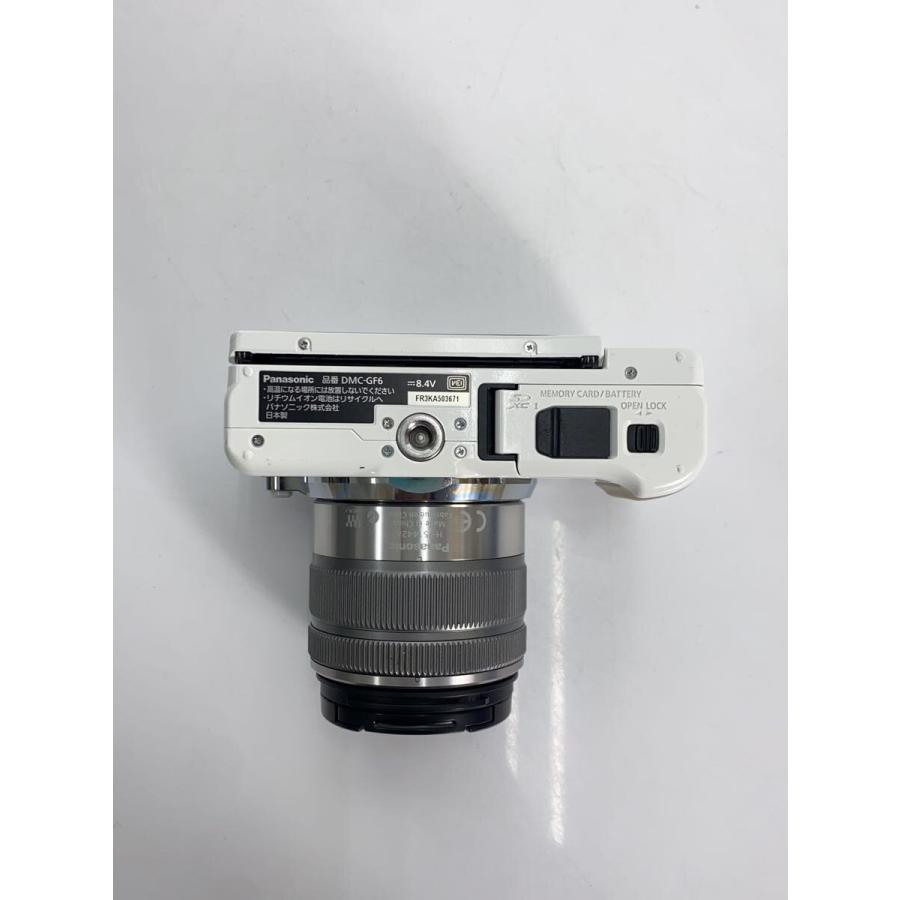 Panasonic◇デジタル一眼カメラ LUMIX DMC-GF6W-W ダブルズームレンズ