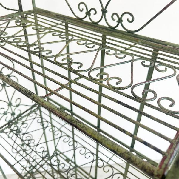 アイアン 4段シェルフ オープンラック アイアンラック ウィズリー