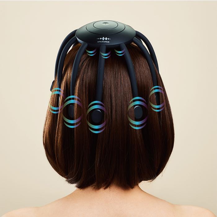WAVEWAVE ヘッドスパ ヘッドマッサージ 5つのモード搭載 WAVEWAVE HEAD