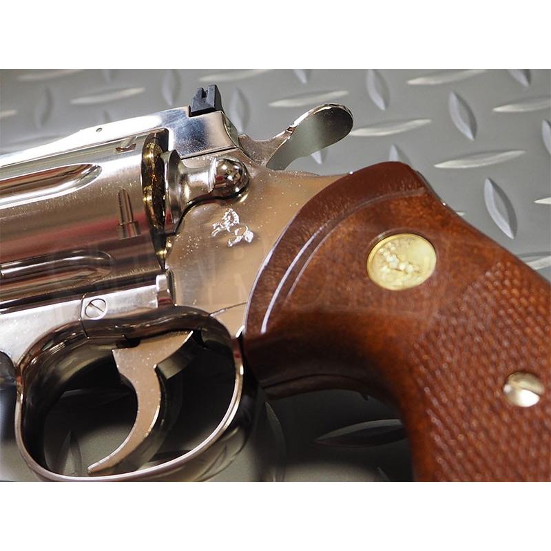 タナカ ガスリボルバー コルトパイソン 6インチ Rモード ニッケル