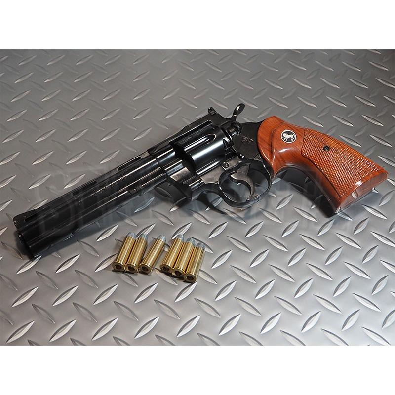 コクサイ モデルガン コルトパイソン 6インチ フルメタルウッディ