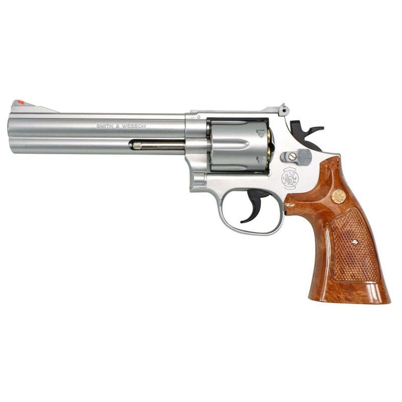 クラウンモデル S&W M686 6インチ シルバー 18才以上用ガスリボルバー